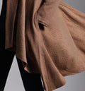 Long-Sleeved Cloak Long Woolen Coat - AMAZEALL