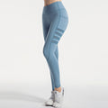 Mesh striped yoga pants - AMAZEALL