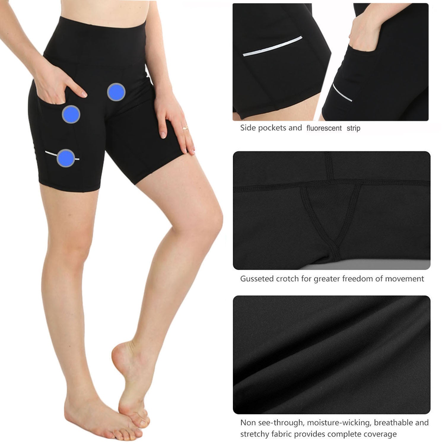Sports shorts yoga pants - AMAZEALL