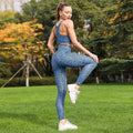 Leopard-print yoga pants - AMAZEALL