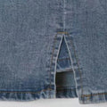 Fashionable And Simple Side Slit Denim Skirt - AMAZEALL
