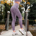 Leopard-print yoga pants - AMAZEALL