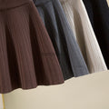 Knitted Umbrella Skirt Skirt High Waist Autumn And Winter Women - AMAZEALL
