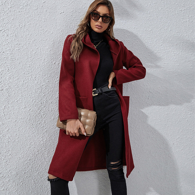 Autumn And Winter New Loose And Long All-match Bottoming Sweater Coat - AMAZEALL