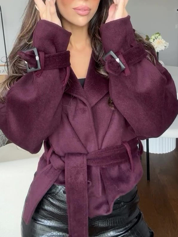 Lace-up Suede Jacket - AMAZEALL