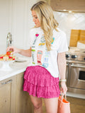 High Waist Sequined Pleated Skirt Women's Clothing Hot Girl Party Short Dress - AMAZEALL