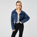 The Raw Edge Design Is Retro And Loose With A Soft Denim Jacket - AMAZEALL