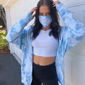Loose Casual Street Trend Basic Tie Dye Jacket - AMAZEALL