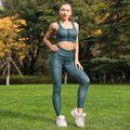 Leopard-print yoga pants - AMAZEALL