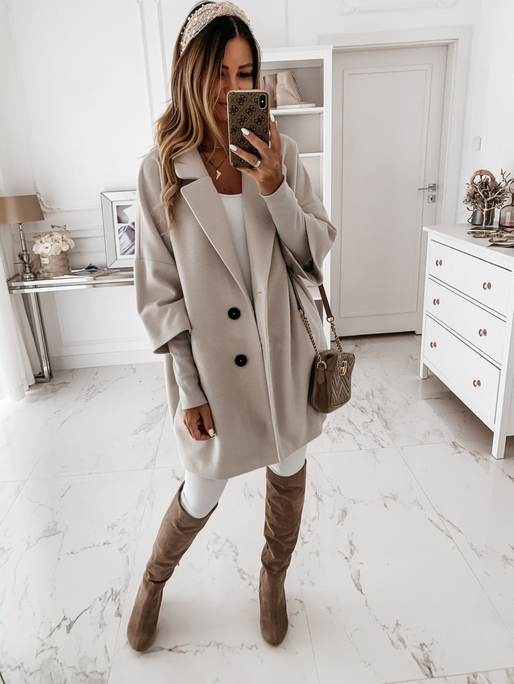 3 Or 4 Sleeve Button Lapel Pocket Wool Jacket - AMAZEALL
