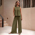Fashion Women Clothing All-matching Loose Pullover Crew Neck Casual Women Suit - AMAZEALL
