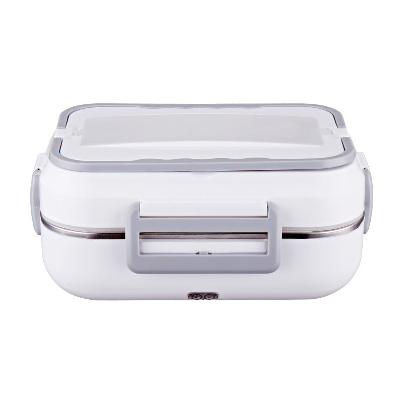"Portable 1.5L Electric Lunch Box Set: Stainless Steel Cookware with Heater & Insulation Bag for Car and Truck Use" - AMAZEALL