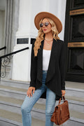 Women's Casual Lightweight Open Front Cardigans  Soft Draped Long Sleeve - AMAZEALL
