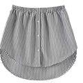Women All-match Shirts Sweaters And Fake Skirts - AMAZEALL