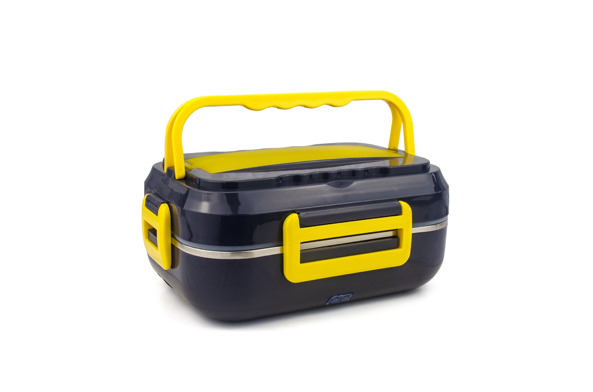 "Portable 1.5L Electric Lunch Box Set: Stainless Steel Cookware with Heater & Insulation Bag for Car and Truck Use" - AMAZEALL
