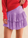 High Waist Sequined Pleated Skirt Women's Clothing Hot Girl Party Short Dress - AMAZEALL