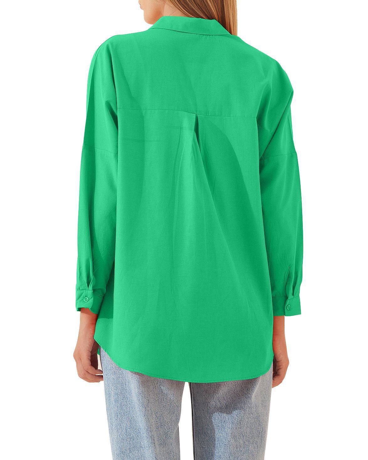 Women's Shirt Jacket Long Sleeve Blouse Button Down Tops Candy Color Shirt - AMAZEALL