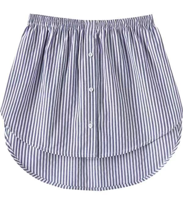 Women All-match Shirts Sweaters And Fake Skirts - AMAZEALL