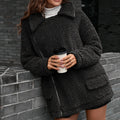 Loose Thickened Bubble Fleece Zipper Plush Coat - AMAZEALL