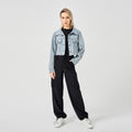 The Raw Edge Design Is Retro And Loose With A Soft Denim Jacket - AMAZEALL