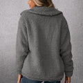 Loose Casual Lapel Plush  Jacket Lamb Fleece Coat - AMAZEALL