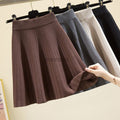 Knitted Umbrella Skirt Skirt High Waist Autumn And Winter Women - AMAZEALL