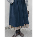 Fashionable Retro Corduroy Skirt For Women - AMAZEALL