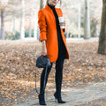 Autumn And Winter New Fashion Stand Collar Women's Woolen Coat - AMAZEALL
