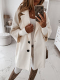 3 Or 4 Sleeve Button Lapel Pocket Wool Jacket - AMAZEALL