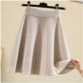 Knitted Umbrella Skirt Skirt High Waist Autumn And Winter Women - AMAZEALL