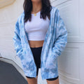 Loose Casual Street Trend Basic Tie Dye Jacket - AMAZEALL