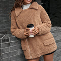 Loose Thickened Bubble Fleece Zipper Plush Coat - AMAZEALL