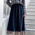 Fashionable Retro Corduroy Skirt For Women - AMAZEALL
