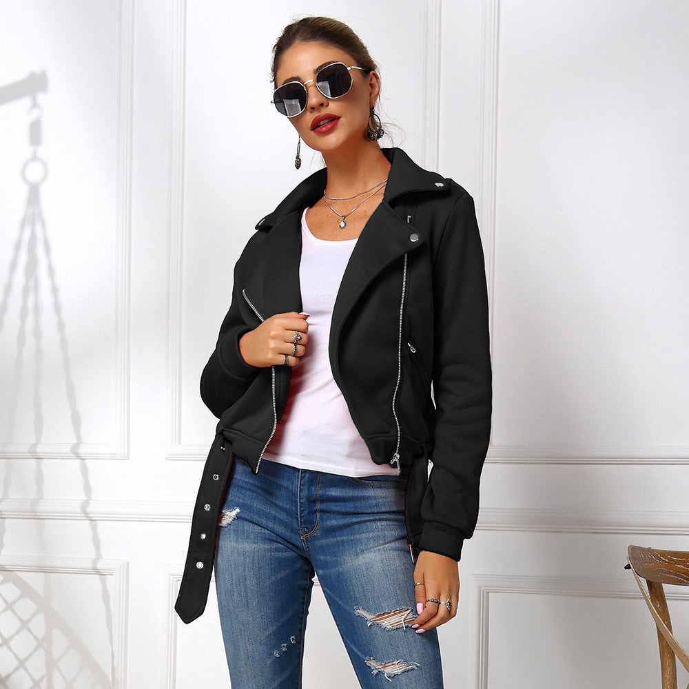 Women's Autumn And Winter Fleece Fleece Sweater Coat - AMAZEALL
