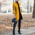Autumn And Winter New Fashion Stand Collar Women's Woolen Coat - AMAZEALL